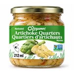 O'Legumes Artichoke Quarters Marinated 212ML.