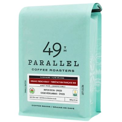49th Parallel Organic French Roast 340gr
