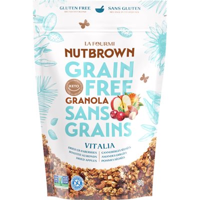 Fourmi Bionique Nutbrown Granola Mélange Petit Déjeuner Vitalité 180 g