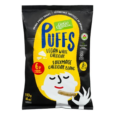 Gogo Quinoa Grignotines Soufflées Fauxmage Cheddar 113g