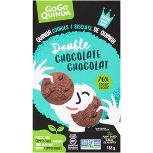 GoGo Quinoa Cookies Double Chocolate 165 g 165g