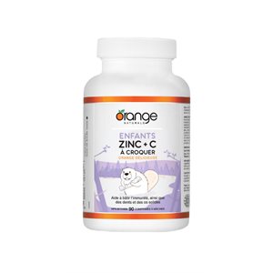 Orange Naturals Kids Zinc + C Machable - Orange