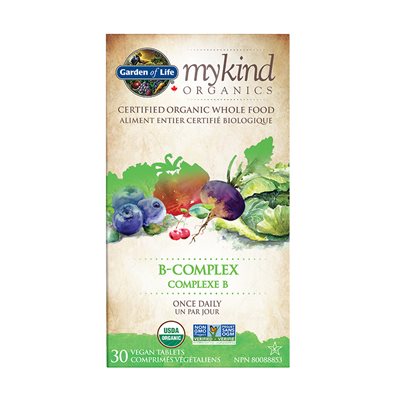 Garden Of Life mykind Organics - Un par Jour Complexe B