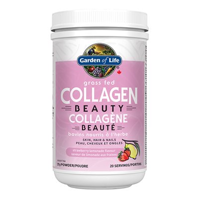 Garden Of Life Grass Fed Collagen Beauty - Strawberry Lemonade 270g