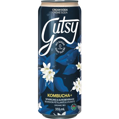 Gutsy crème soda Kombucha bio cru