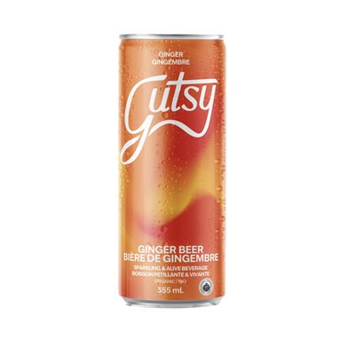 Gutsy Bière De Gingembre - Originale Bio 355ml Gutsy Bière De Gingembre - Originale Bio 355ml