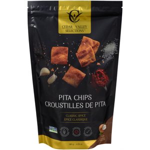 Cedar Valley Selections Pita Chips Classic Spice 180 g 180g