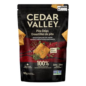  Cedar Valley Mediterranean Zaatar Pita Chips 180g