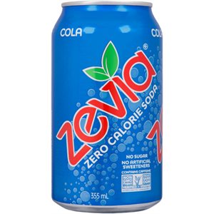 Zevia Soda Zéro Calorie Cola 355 ml