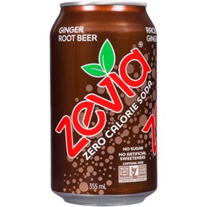 Zevia Soda Zéro Calorie Racinette au Gingembre 355 ml