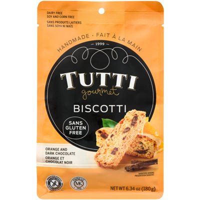 ORANGE & DARK CHOCOLATE BISCOTTI 180g