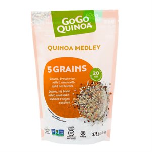 GoGo Quinoa Organic Medley 5 Whole Grains 375 g 375GR