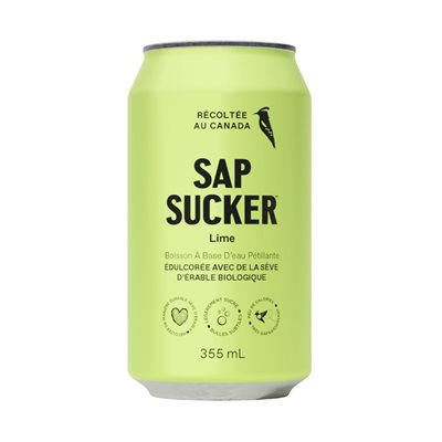 Sapsucker Organic Carbonated Lime Water 355ml