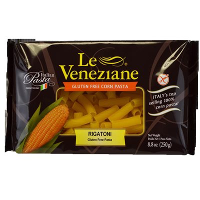 LE VENEZIANE RIGATONI SANS GLUTEN (AU MAIS) 250G