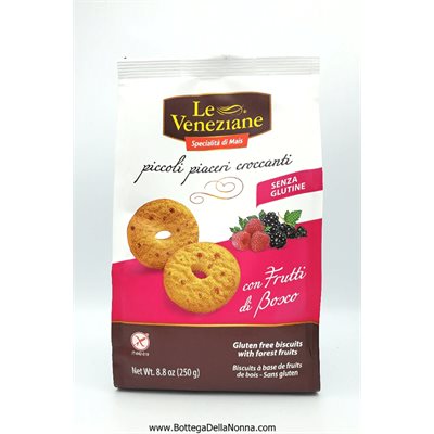 LE VENEZIANE FRUTTI DI BOSCO (BISCUITS SANS GLUTEN) 250G LE VENEZIANE FRUTTI DI BOSCO (BISCUITS SANS GLUTEN) 250G