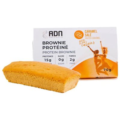 ADN Brownie Protéiné au Caramel Salé avec Collagéne 70g