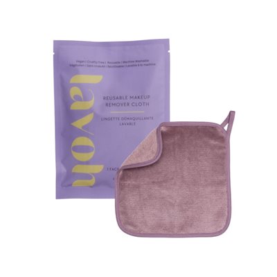 Lavoh Reusable Makeup Remover Face Cloth – Large – Lilac 1un