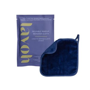 Lavoh Reusable Makeup Remover Face Cloth – Large – Navy 1un