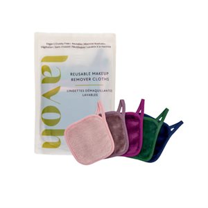 Lavoh Reusable Makeup Remover Face Cloth – Small Size – 5-Day Set
