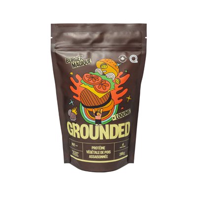 Grounded Protéine Végétale De Pois Assaisonnée Burger Magique 230G