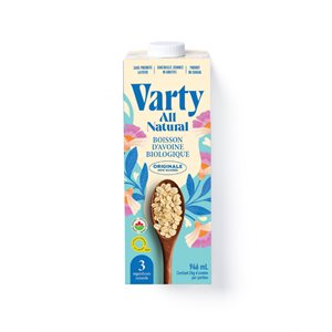 Varty Boisson Avoine Originale Non Sucrée Bio 946Ml