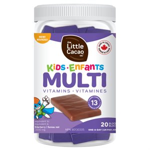 The Little Cacao Multivitamines Pour Enfants 20 Unités