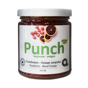 Punch Organic Raspberry And Blood Orange Spread 250ml