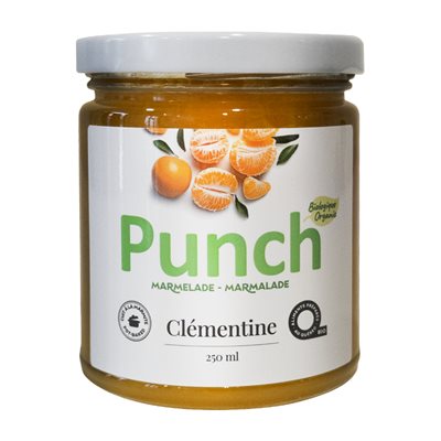 Punch Marmelade Bio. De Clémentines 250ml Punch Marmelade Bio. De Clémentines 250ml
