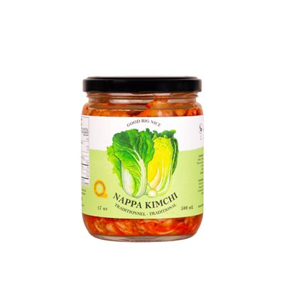 Good Big Nice Kimchi Nappa traditionnel 500 ml Good Big Nice Kimchi Nappa traditionnel 500 ml