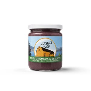 Les Miels du Lac Creamed Honey And Bleuberry 300g