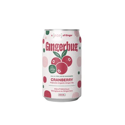 Gingerbug Cranberry Ginger Ale 355ml