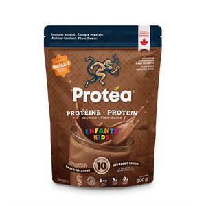 Protea Boisson protéinée végétale pour enfants, saveur chocolat décadent, 300 g