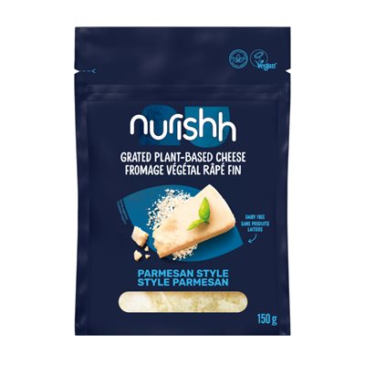 Nurishh Grated Plant based Cheese Parmesan Style 150g