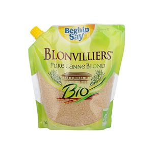 Beghin Say Blonvilliers Pure Organic Blond Cane Sugar 500g