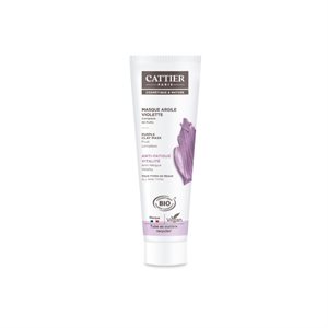 Cattier Purple Clay Mask - Anti-Fatigue & Vitality - 100Ml
