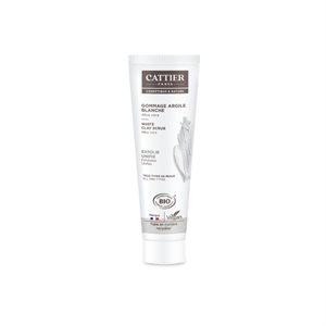 Cattier White Clay Scrub - Exfoliates And Unifies - 100Ml