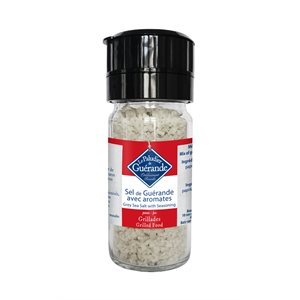 Le Paludier Grey Sea Salt w / Seasoning Grilled Food (Grinder) 70g