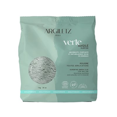 Argiletz Superfine Green Clay powder 1 kg