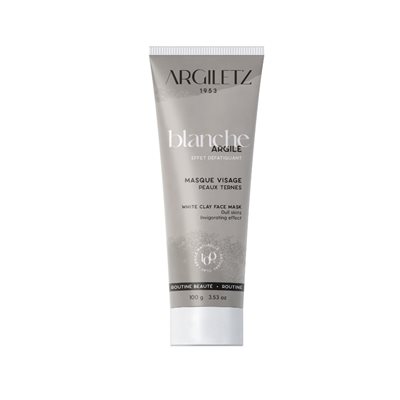 Argiletz Masque à l'argile blanche prête à l'emploi pour peaux ternes 100 g