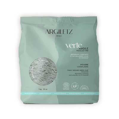 Argiletz Argile verte moulue fine 1 kg