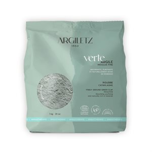 Argiletz Argile verte moulue fine 1 kg
