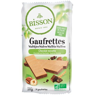 BISSON Hazelnut wafer 200g