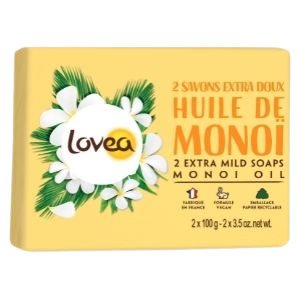 Lovea Savon extra doux - Huile de Monoi 2x100g