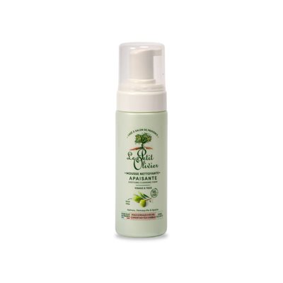 Le Petit Olivier Mousse Nettoyante Apaisante – Extrait D’Olive – 150Ml