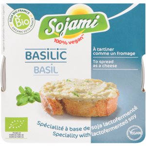 Sojami Spécialité à Base de Soja Lactofermenté Basilic 125 g