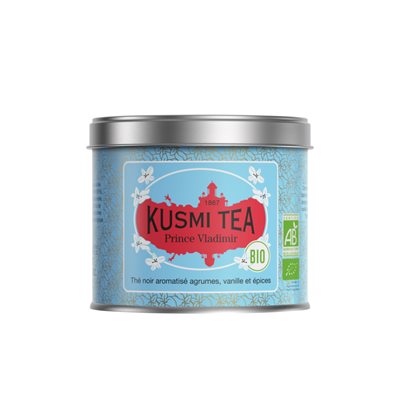 KUSMI Prince Vladimir black tea Organic - Metal tin 100gr