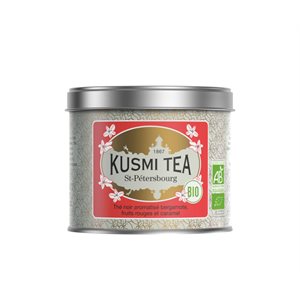 KUSMI St.Petersburg black tea Organic - Metal tin 100gr