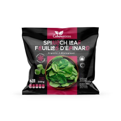 Cabera Foods Feuilles D'Épinard Biologiques 300G