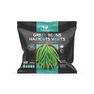 Cabera Foods Haricots Verts Entiers Biologiques 300G