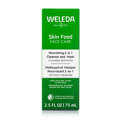 Weleda Nettoyant et masque nourrissant 2 en 1 75ml Weleda Nettoyant et masque nourrissant 2 en 1 75ml